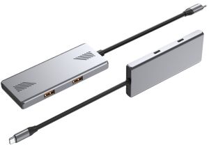 USB 3.2 hub 4 poorts USB-C naar 2x USB + 2x USB-C