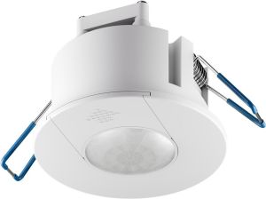 Bewegingsmelder IR inbouw plafond 360 graden compact wit