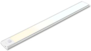 LED kastlamp 40cm met sensor oplaadbaar zilver CCT