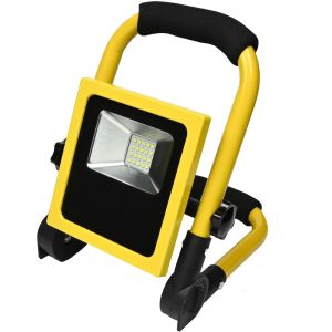 LED Bouwlamp 10W oplaadbaar op statief 6400K IP65