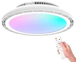 LED Plafonniere 450mm 24W RGB-CCT + ventilator