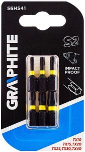 Bitset Torx impact TX10-TX40 6x 25mm
