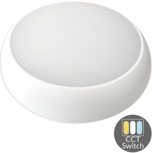 LED Plafonniere 320mm 8-16W multi instelbaar 3CCT IP65 wit