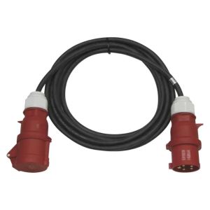 CEE verlengsnoer 10m 32A 5x4qmm H07 IP44