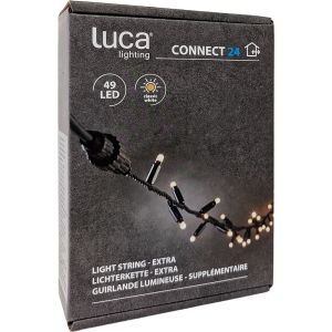 LUCA Connect Strengverlichting 49 LEDS 5m warm wit - Afbeelding 2