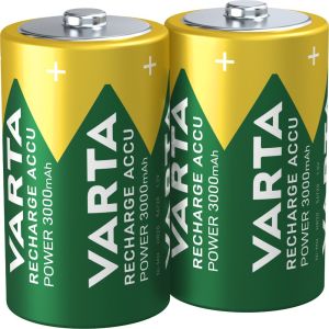 Varta NiMH oplaadbare batterij D 3000mA blister(2) - Afbeelding 2