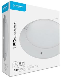 Plafonniere rond 300mm 2x E27 IP65 - Afbeelding 2