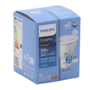 Philips LED spot GU10 4,8-50W 3CCT dimbaar - Afbeelding 2
