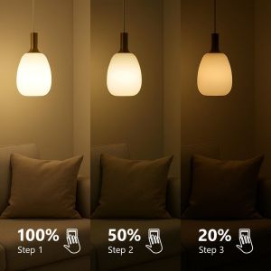 Energetic LED GLS E27 4,9-60W 2700K filament helder MemoryDim - Afbeelding 2