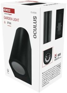 Wandlamp Oculus 2xGU10 zwart rond IP44 - Afbeelding 2