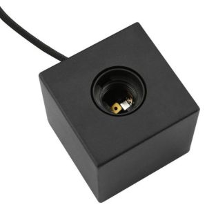 Tafellamp Cube 85mm E27 zwart - Afbeelding 2