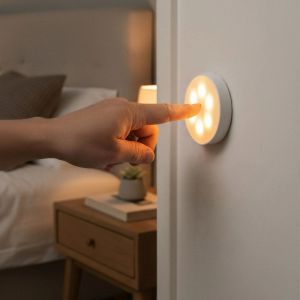 LED kastlamp rond touch oplaadbaar wit CCT - Afbeelding 2