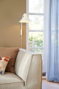 Wandlamp Dial wit E27 met schakelaar - Afbeelding 2