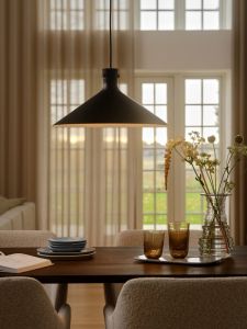 Hanglamp Dorina zwart 45cm E27 - Afbeelding 2