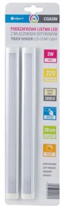 LED onderbouw armatuur 2x30cm 6W 3000K - Afbeelding 2