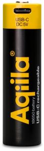 Aqiila USB-C oplaadbare batterij 18650 3,7V 2000mA blister(1) - Afbeelding 2