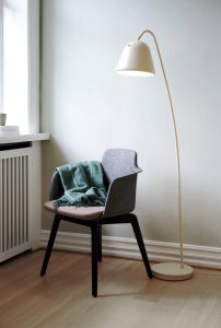 Vloerlamp Fleur Beige E27 148cm - Afbeelding 2