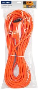 Verlengsnoer PVC oranje 2x1,5qmm 10m - Afbeelding 2