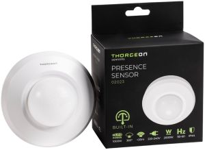 Aanwezigheidsmelder IR in/opbouw plafond 360 graden IP44 wit - Afbeelding 2