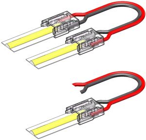 Aansluit - Koppelsnoer 10cm voor LED COB flex LED1250 - Afbeelding 2