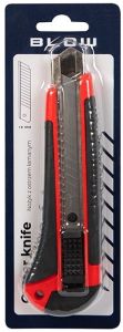 Afbreekmes 18mm zwart/rood - Afbeelding 2
