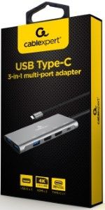 USB-C 3-in-1 multi adapter USB-C dock 3-voudig - Afbeelding 2