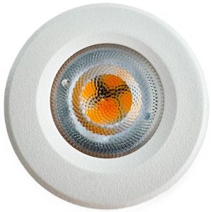 LED mini inbouwspot 2W 2700K 32mm rond vast wit - Afbeelding 2