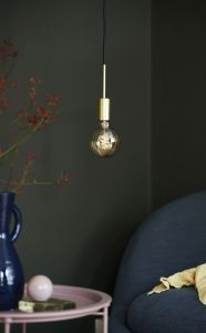 Snoerpendel Paco Messing E27 - Afbeelding 2