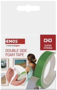 Dubbelzijdige foamtape 20mm rol 3m wit - Afbeelding 2