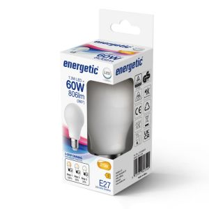 Energetic LED GLS E27 7,3-60W 2700K mat MemoryDim - Afbeelding 2