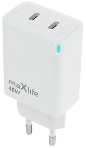 USB-C snellader 45W wit 2x USB-C - Afbeelding 2
