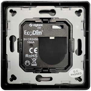 Draadloze schakelaar Zigbee 2 groepen zwart - Afbeelding 2