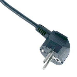 Verlengsnoer PVC RA 3x1,5qmm zwart 5m - Afbeelding 2
