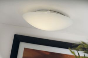 Plafondlamp Standard25 wit 25cm E27 - Afbeelding 2