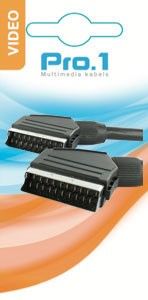 Scart kabel 21 polig 1,5m standaard - Afbeelding 2