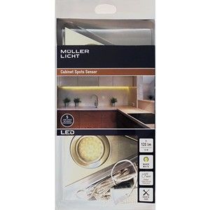 LED driehoek spot set a3 8,5W IR Sensor 3000K gesch. staal - Afbeelding 2