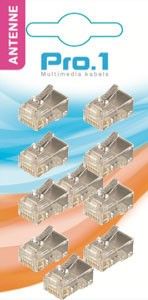 Stekker 8/8 RJ45 blister 10 stuks - Afbeelding 2