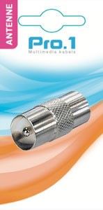 Coax verbinder contra-contra - Afbeelding 2