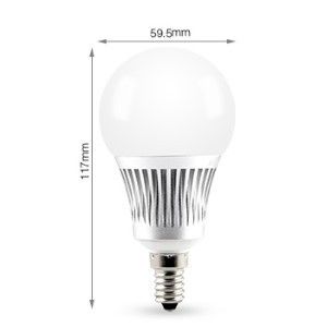 RGB-CCT LED E14 Kogel 5W RF 2.4G - Afbeelding 2