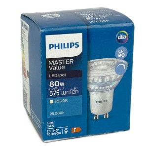 Philips LED spot GU10 6,2-80W 3000K dimbaar - Afbeelding 2