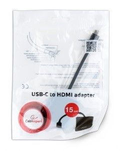 USB-C naar HDMI adapter zwart - Afbeelding 2