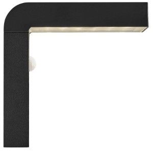 LED Solar wandlamp Alya 5W 3000K zwart IP44 - Afbeelding 2