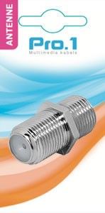 F-connector verbinder F -female/ F -female - Afbeelding 2