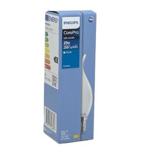 Philips LED tipkaars E14 2,2-25W 2700K filament mat - Afbeelding 2