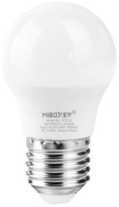 RGB-CCT LED E27 Kogel 4W RF 2.4G - Afbeelding 2