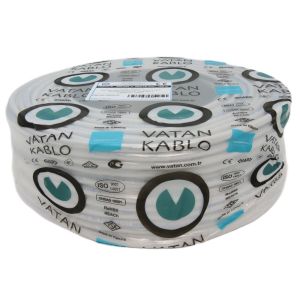 Kabel H05VV-F VMVL rond 5x1,5qmm wit - Afbeelding 2