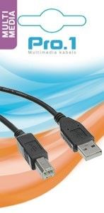 USB kabel A-male -> B-male 5m - Afbeelding 2