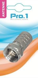 F-plug schroef v/coax 12 - Afbeelding 2
