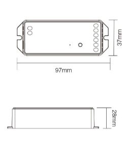 Controller 3in1 voor LED Strips 2.4G - Afbeelding 2