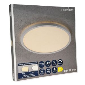 LED Plafonniere Oja 29 wit 17W 3000K/ 4000K 29cm IP54 - Afbeelding 2